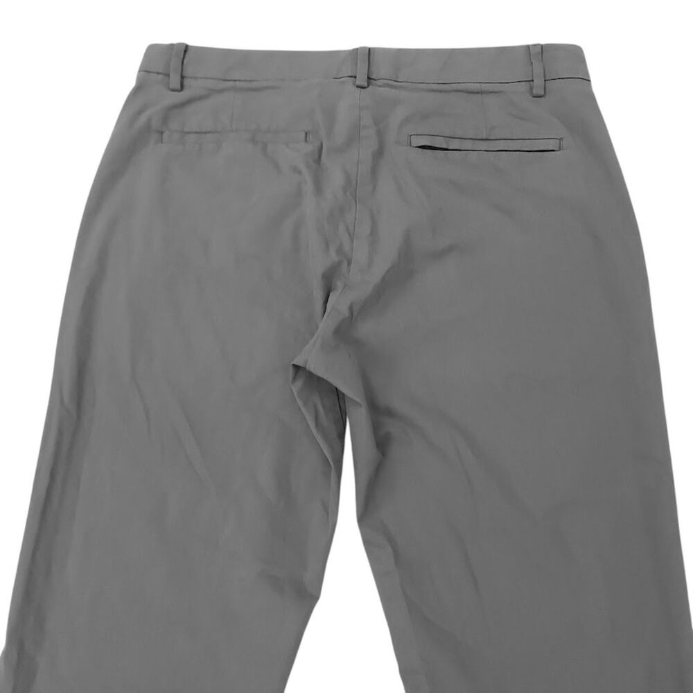 Bonobos Slim Straight Athletic Pants Mens 30x32 Gray Flat Front Stretch Golf - Picture 7 of 12